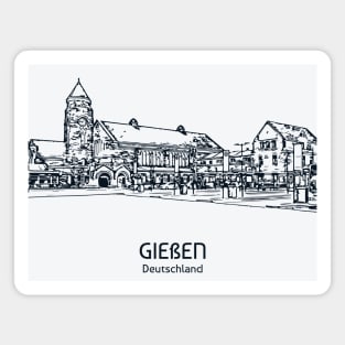 Gießen - Deutschland Magnet
